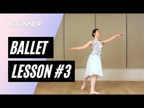 Beginner Ballet Class 3 || Online Ballet Lesson