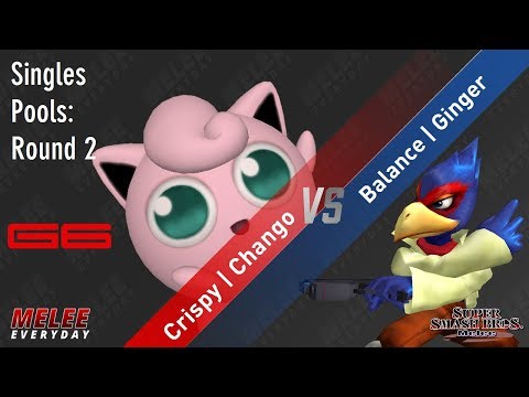 Genesis 6 - Crispy | Chango (Jigglypuff) vs. Balance | Ginger (Falco) - SSBM - Singles Pools