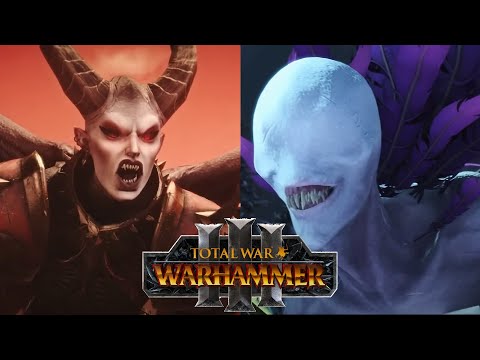 Валькия Кровавая VS Вилич Проклятый: Total War Warhammer 3 Immortal Empires ​ PvP кампания 1на1 #4