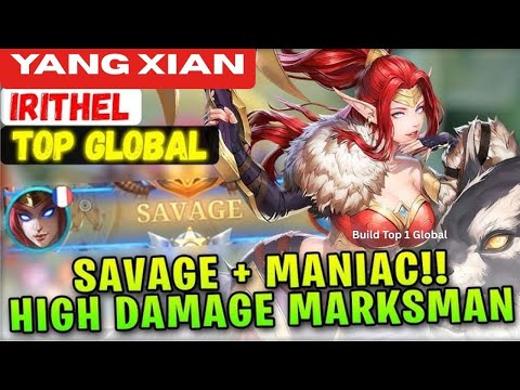 MVP 11.8!!! Irithel Full Damage Build 😱 One Shot Team Fight ~ MLBB