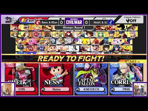 Raios/Rising Sun vs NickC/SJ - Doubles WR1 - NSM Civil War
