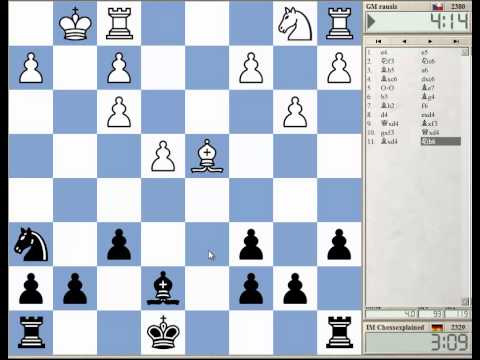 5 Min Blitz game vs GM Rausis to test the Audio - Ruy Lopez Exchange with Black