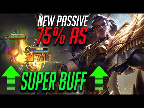 WILD RIFT TRYNDAMERE OP BUFF + BEST BUILD FOR PATCH 2.5 | SUPER BROKEN NOW!