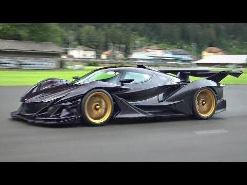Apollo IE Unleashes its 780HP V12 on an Empty Runway! - INCREDIBLE SOUNDS!