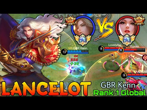 No.1 Lancelot VS Top Global Rafaela - Top 1 Global Lancelot by GBR Kenn. - Mobile Legends