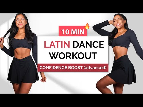 10 MIN Latin Dance Full Body Workout - Boost Confidence, Burn Calories, Fast Fat Burn, No Equipment