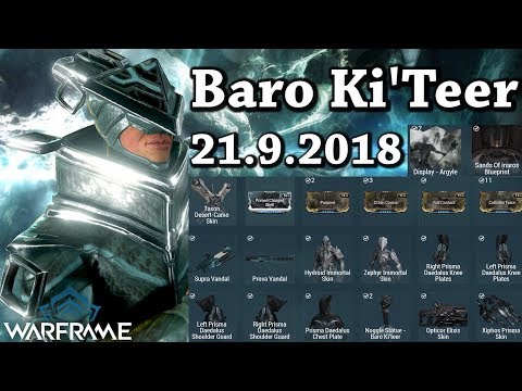 Warframe | Baro Ki'Teer Void Trader [PC] (21.9.2018)