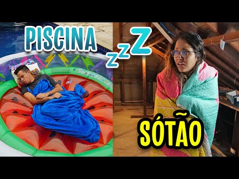 PASSAMOS A NOITE EM LUGARES SEPARADOS E NOS SURPREENDEMOS!