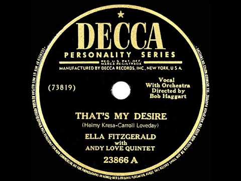 That's My Desire - Ella Fitzgerald