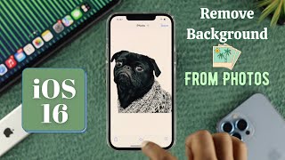 iOS 16: Remove Background From Photos on iPhone! [Change Background]