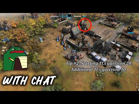 Lirik watching AoE4 - Beginner tips and secret stats