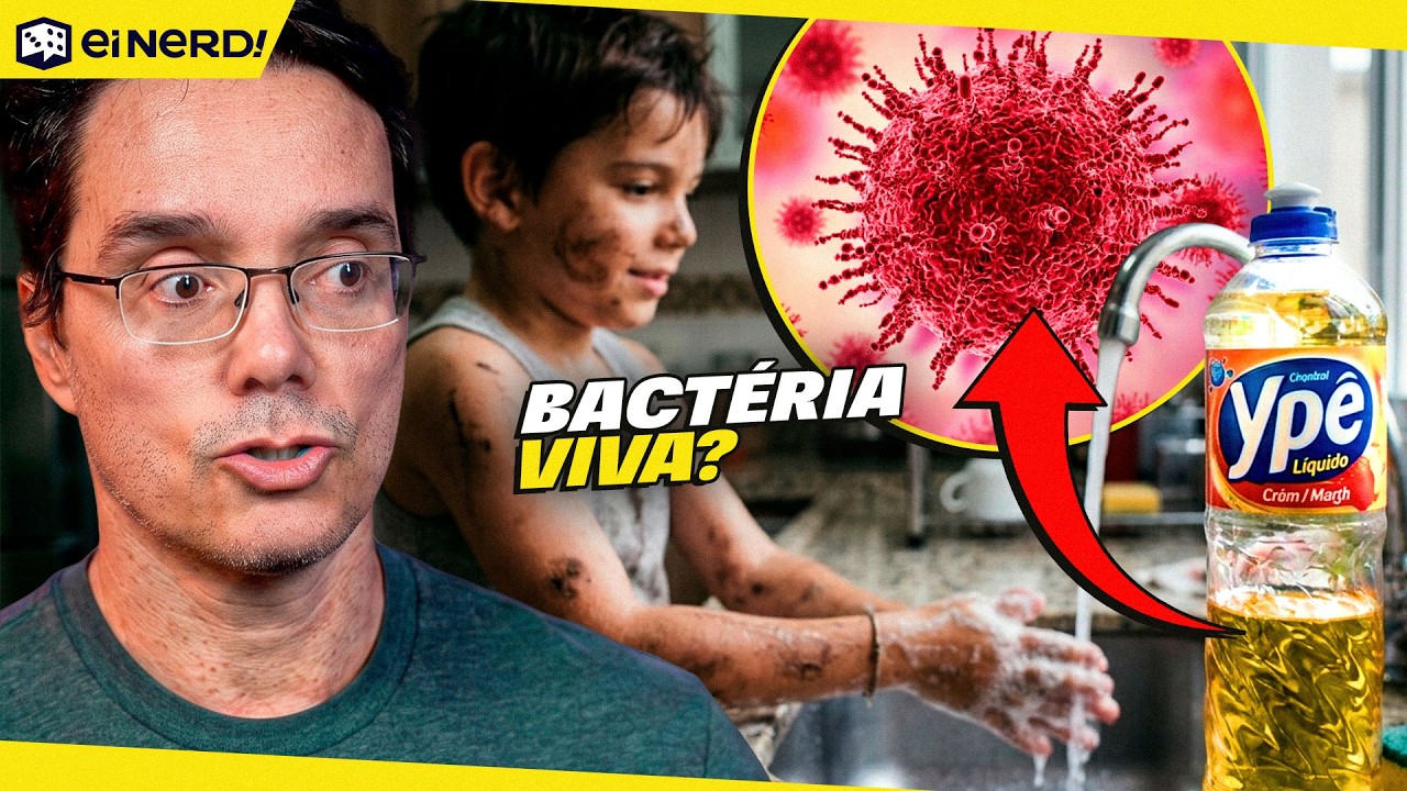 É POSSÍVEL UMA BACTÉRIA SOBREVIVER NO DETERGENTE?