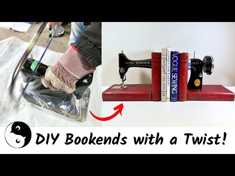How to Turn an Old Sewing Machine Into Book Ends With a Twist : 17 Steps  (with Pictures) - Instructables