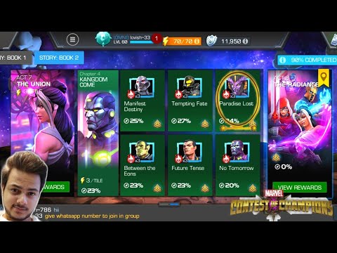 ACT 7.4.3 (Paradise Lost) EASY COMPLETION | MARVEL CONTEST OF CHAMPIONS GAMEPLAY IN HINDI