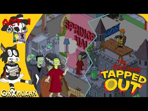 Gail Gameplay with Grimokan -  The Simpsons: Tapped Out - Halloween 2018 | Monster Bundle