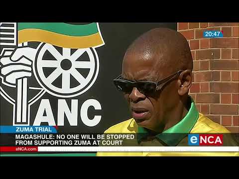 Magashule No one will be stopped from supporting Zuma