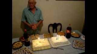 preview picture of video 'Tão Fernandes - aniversário de 91 anos - 06/02/2013 - parte 01'