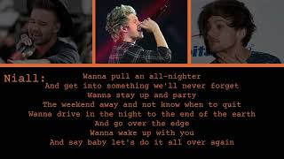 One Direction -  Never Enough Color Coded Lyrics