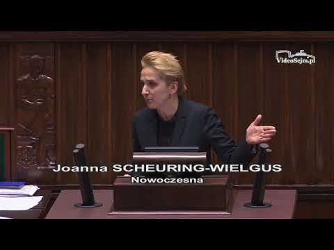 Joanna Scheuring Wielgus - wystąpienie z 14 grudnia 2017 r.