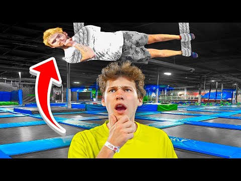 EXTREME Hide And Seek In Trampoline Park