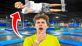 EXTREME Hide And Seek In Trampoline Park