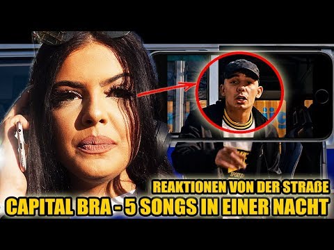 CAPITAL BRA - 5 SONGS IN EINER NACHT || LIVE REAKTIONEN VON DER STRAßE #29 - Leon Lovelock