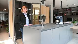 Lavello integrato nel piano cucina