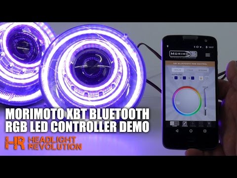 Morimoto XBT Bluetooth RGB LED Controller - Demo and How to use| Headlight Revolution