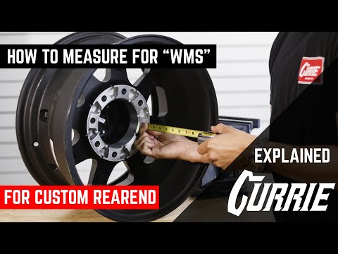 HOW TO MEASURE FOR "WMS" FOR A CUSTOM REAREND - EXPLAINED