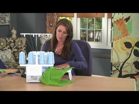 Tips for serging a curved seam on It’s Sew Easy with Angela Wolf (1210-3)