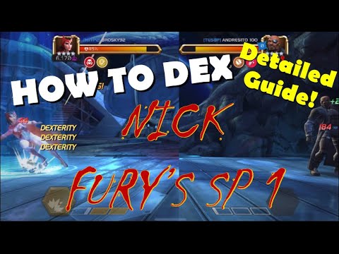 How To Dex Nick Fury’s Special 1 - Detailed Breakdown | Marvel Contest of Champions