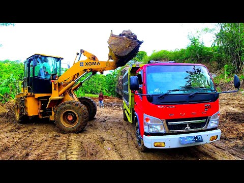 Wheel Loader Working Loading Dum Truck - YouTube