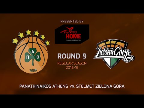 Highlights: RS Round 9, Panathinaikos Athens 82-51 Stelmet Zielona Gora
