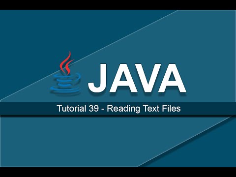 Java Tutorials 39 Reading Text Files