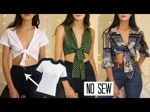How to make quick tie front top