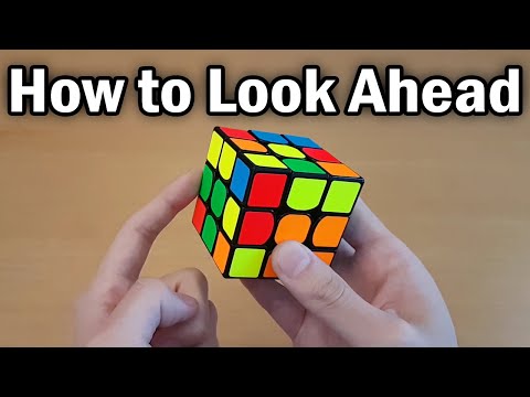 Rubik's Cube: How to Look Ahead (F2L)