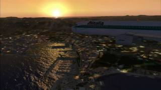 preview picture of video 'Microsoft Flight Simulator X Landing in Ibiza (LEIB) with SMS Overland Airbus A321'