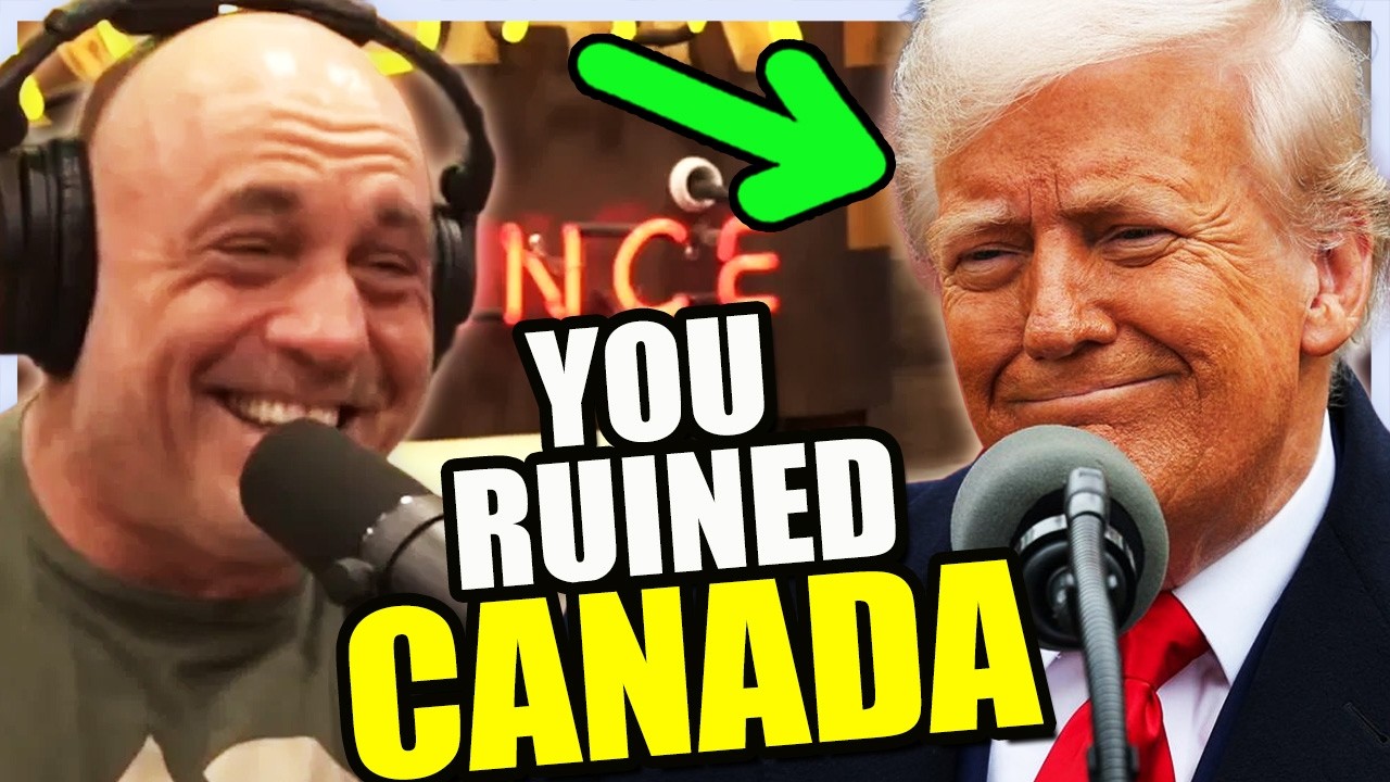 WATCH: Rogan BLAMES Trump for Canada's DOWNFALL