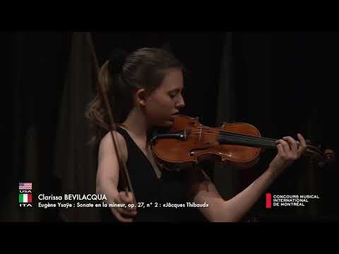 Clarissa Bevilacqua | CMIM Violon/Violin 2019 | Première épreuve/First Round