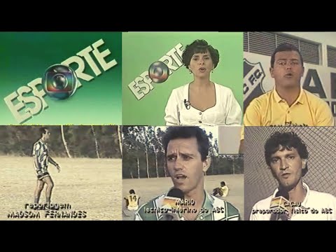 1992 – Globo Esporte – Reportagem  sobre crise no ABC – Time sem Técnico para jogo contra o América