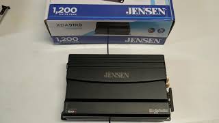 walmart amp dyno review Jensen XDA91RB 1200 watt mono with a Soundstream R3 subwoofer.