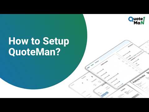How to Setup Quoteman Various Settings of QuoteMan?