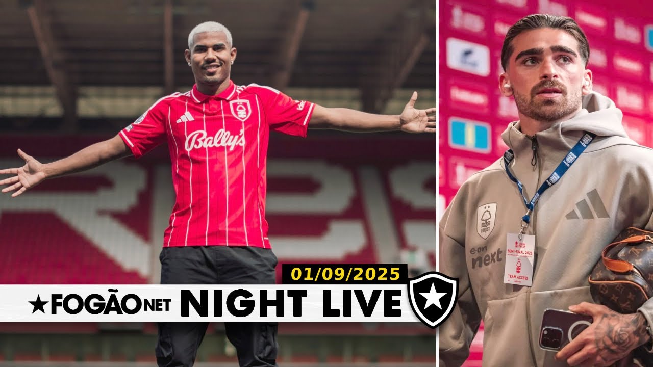NIGHT LIVE | Empréstimo de jovens, venda de Cuiabano e oferta por Jota Silva: as últimas do Botafogo