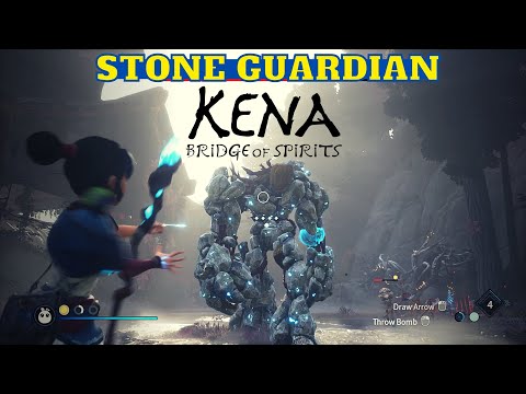 Kena Bridge of Spirits Stone Guardian BOSS FIGHT,  How to reach the Forge, Adira's Fear Relic Hammer