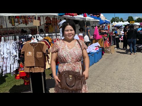 Hnub no neb mus saib Hmong Oshkosh tournament and shopping 9/5/22