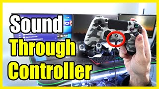 How to ENABLE Sound on PS4 Controller and USE Headphones (Game Audio in Headphones)