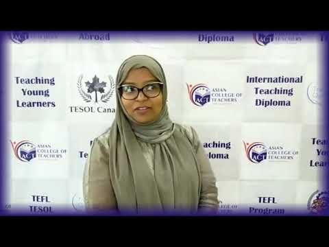 Learn why Amrin considers completing TESOL course in Mumbai as one of her biggest achievements