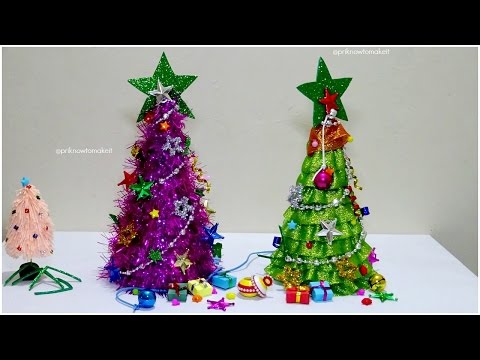 Christmas tree part - 1 table top diy Video