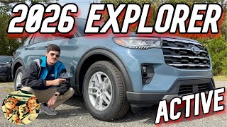 NEW 2026 FORD EXPLORER ACTIVE RWD | VAPOR BLUE | 2.3L ECOBOOST | FULL REVIEW & WALKAROUND