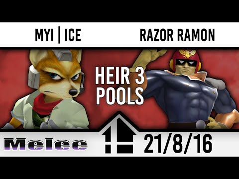 Heir 3 Pool E - mYi | Ice (Fox) vs Razor Ramon (Falcon)